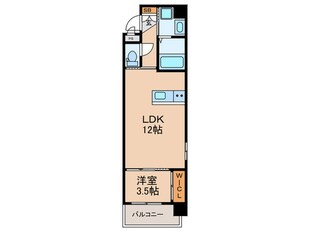 ウイルコート大今里西の物件間取画像